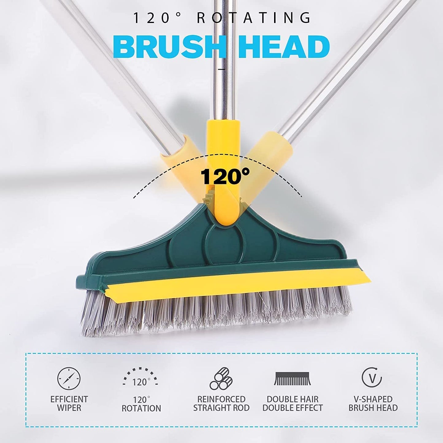 2 In 1 Floor Scrub Brush